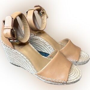 Vince Camuto Tan Espadrille Wedges